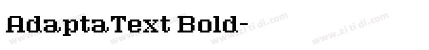 AdaptaText Bold字体转换 AdaptaText Bold字体转换